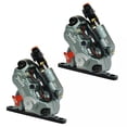 thumbnail image 2 of JUIN TECH GTF-6 6 Pistons FlatMount eBike CX Hydraulic Disc Brake Caliper Set,GY, #JT3015-2, 2 of 6