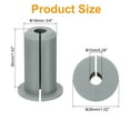 thumbnail image 2 of Uxcell 8Pcs Wall Grommets for Cables 3/4 Inch Silicone Cable Wall Bushing Feed Cable Routing Kits with 7mm Hole, Grey, 2 of 6