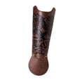 thumbnail image 4 of TISHITA Medieval Bracer Carnival Stage Performance for Women Men PU Leather Gauntlet Brown, 4 of 8