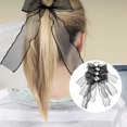 thumbnail image 3 of 4 Pcs Nœuds à Cheveux Élastiques Cordes à Cheveux Fille Porte-Queue de Cheval Nœuds Décoratifs, 3 of 8