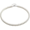 thumbnail image 1 of EcoNesxp Collier de Perles Rond Blanc pour Hommes et Femmes, 1 of 5