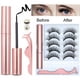 thumbnail image 2 of Five Pairs Of Magnet Magnetic False Eyelashes Magnetic Eyeliner Liquid Eyelash Set Magnetic Magnet Eyelashes, 2 of 7