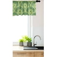 thumbnail image 2 of Ambesonne Ethnic Valance Pack of 2, Antique Cultural Round Motif, 42"X12", Green Lime Green, 2 of 3