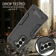 thumbnail image 3 of CoverON For Samsung Galaxy Z Fold 5 / Galaxy Z Fold5 Case, Military Grade Heavy Duty Rugged Phone Cover Grip, Black, 3 of 9