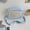 Blue, variant on Ita Bag with Clear Window, Pin Display Insert Board Nylon Cute Crossbody Shoulder Bag Y2K Anime Kawaii Style