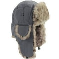 thumbnail image 2 of Gorro de cazador, bombardero cálido, soldado ruso, gorro de esquí de invierno, orejeras, resistente al viento para mujer y hombre., 2 of 7