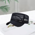 thumbnail image 4 of CSChome Chapeau de Soleil Chapeau de Plage Bord Plat Large Maille Complète Décontracté Boucle Réglable Chapeau de Protection Solaire Respirant Activités Extérieures Maille, 4 of 6