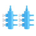 thumbnail image 3 of Conector de válvula de control de volumen de tubo de agua de acuario de plástico, divisor de aire para pecera, accesorio para bomba de oxígeno de 3 vías, 2 piezas, 3 of 11