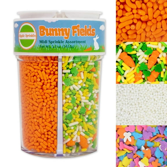 Mystic Sprinkles Bunny Fields Midi Sprinkle Assortment 5.2oz