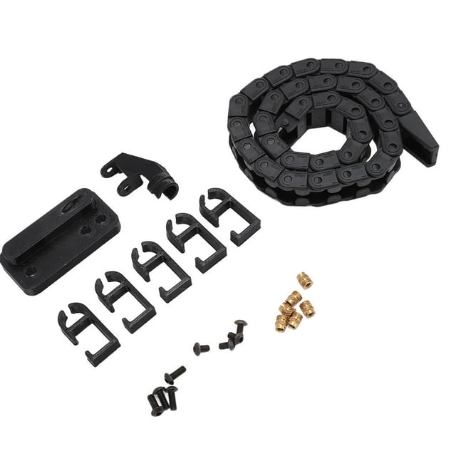 Portador De Cables Para Impresora 3D, Cadena De Arrastre Para Impresora 3D, Operación De Suavizado Flexible Negra, 16,9 Pulgadas Para Reparación
