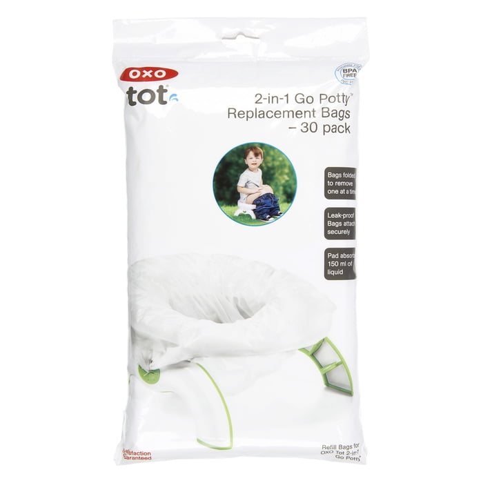 OXO Tot Go Potty Replacement Bags, 30 Pack