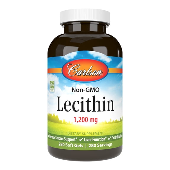 Carlson Laboratories Lecithin 1200mg 280 Softgel