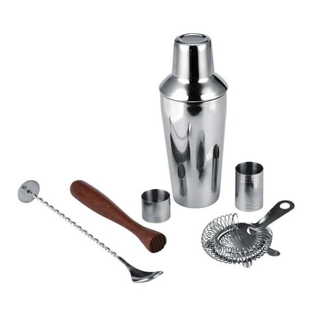 Cute Cocktail Shaker HURRISE 6 Pcs Stainless Steel Cocktail Shaker Mixer Drinker Drinking Tool Bar, Cocktail Shaker Set, Cocktail Kit ()