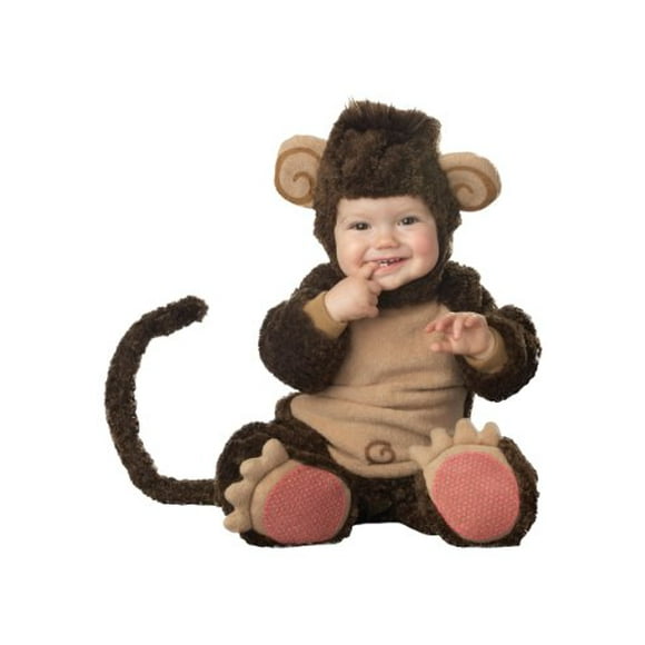 InCharacter Costumes Baby's Lil' Monkey Costume, Brown, X-Small