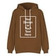thumbnail image 4 of WILLBEST Sudaderas Navideñas para Hombre, Suéter Informal con Capucha De Color Sólido para Otoño e Invierno, sin Bolsillos, Sudadera, Pulóver, Tops XGrande, 4 of 5