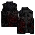 thumbnail image 5 of Nueva chaqueta sin mangas de invierno para hombre, abrigo de moda con estampado de arte abstracto en 3D, chaleco para deportes al aire libre, camping, chaqueta informal cálida para hombre, 5 of 5