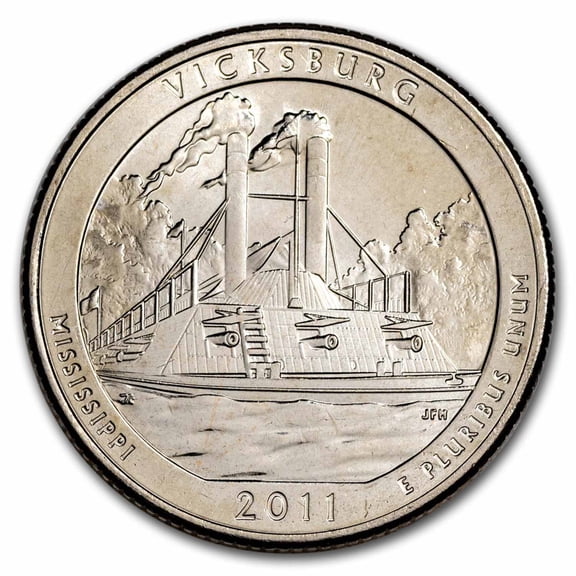 2011-D ATB Quarter Vicksburg National Military Park BU