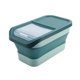thumbnail image 2 of Decoración del hogar, cajas para cápsulas de café, estantes de almacenamiento, almacenamiento de comida para perros de 12 a 15 kg, hermética, con tapa abatible y ruedas, caja de comida plegable grande, 2 of 6