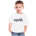 thumbnail image 4 of JWZUY Mothers Day Toddler Boys Girls Short Sleeve Casual T-Shirts Mom Mama' Round Neck Graphic Tees for Kids White 3-4 Years, 4 of 4