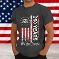 thumbnail image 2 of Men’s We The People 250th Anniversary Patriotic T-Shirt, 1776-2026 American Flag Graphic Tee For Anniversary Celebration Comfortable Fit, 2 of 4