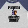thumbnail image 4 of Inktastic Mommy Surfing Buddy Surfboard Boys or Girls Baby Bodysuit, 4 of 5