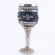 thumbnail image 5 of Cráneo copa resina medieval chalicio de acero inoxidable forro creativo metal gótico vino barras barras bebidas bebidas bebidas halloween regalos Guardurnaity HA011469-00B, 5 of 7
