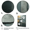 thumbnail image 3 of Designart "Urban Cubist Stones in Grey and Black II" Abstract Framed Wall Art - Modern Yellow Abstract Cubism Entryway Framed Wall Art, 3 of 6