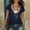 Navy Blue, variant on Women's Mock Two-Piece V-Neck Short Sleeve T-Shirt – Layered Ruffle Neckline Solid Color Slim Fit Summer Blouse Navy,XXXL
