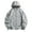 Grey, variant on BADHUB Men's UPF 50+ Sun Protection Light Jacket Long Sleeve Zip Off Hoodie Running Fishing Outdoor UV Shirt on Clearance Gray,M