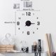 thumbnail image 3 of Yuarrent 2020, diseño moderno, relojes de cuarzo apresurados, relojes de moda, pegatina de espejo, decoración para sala de estar diy, recién llegado, Decoración del hogar Negro Yuarrent HA3330-02B, 3 of 6