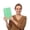 Green, variant on Ring Binder Organizer A4 3 Hole Refillable Binder With Durable Loose Notebook File Folder For Documents Scrapbooking School Office Study Organization