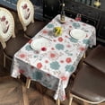 thumbnail image 2 of Pioneer Flower Floral Print Pattern Rectangle Tablecloth 60"x120", Waterproof Polyester Table Cloth, Wipeable Spillproof for Dining Camping Indoor Outdoor, 2 of 6