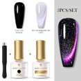 thumbnail image 1 of BORN PRETTY 7ml 9D Cat Magnetic Gel Holographic Laser Nail Gel Long Lasting Soak Off UV LED Nail Varnish UV Gel Need Black Base Gong Bohan LED, 1 of 2