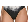 thumbnail image 3 of Calvin Klein Women's Printed High Waist Bikini Bottoms Swimsuit Black Size Small, 3 of 3