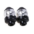 thumbnail image 4 of Dalazy CNC Motorbike Front Fork Cup Frame Slider Crash Guard Protector Enhanced Performance and Durability Silver 1Set, 4 of 6