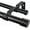Black, variant on 1 Inch Double Curtain Rods for Windows 48 to 84 Inches, Heavy Duty Decorative Drapery Rod 32 to 86 Inches with Classic Cap Finial, Black