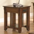 thumbnail image 2 of Benzara BM184897 25 x 16 x 23.75 in. Transitional Style Solid Wooden Accent Table with Drawer & Open Shelf, Brown, 2 of 2