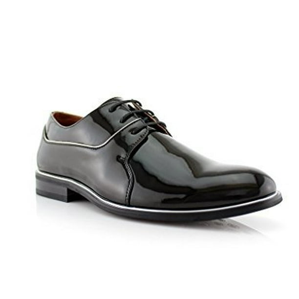 J'aime Aldo New Men's Patent Leather Formal Lace Up Round Toe Dress