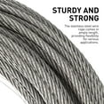 ITSELFER 1 Roll Steel Wire Fence Wire Garden Wire Steel Wire Rope