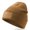 Camel, variant on Large Area Flag Embroidered Knit Beanie, Unisex Soft Stretchy Warm Winter Hat for Men & Women