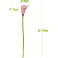 thumbnail image 2 of Artificial Calla Lily 10pcs 20 Inch Long Stem Arum Lily for Home Decor Centerpieces Wedding Bridal DIY Bouquet(Yellow), 2 of 5