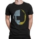 thumbnail image 5 of Camiseta retro vintage punk para hombre, banda de producción electrónica, cuello redondo, manga corta, algodón, 5 of 6