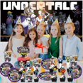 thumbnail image 3 of Undertale Party Supplies Decor Cups Fans Decorations Honeycomb Centerpieces Cake Toppers, 3 of 6