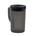 thumbnail image 4 of Jarra de plástico con tapa, gran capacidad, resistente a altas temperaturas, para agua fría, jugo, té, color negro, 4 of 14
