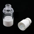 thumbnail image 3 of 2 botellas de bomba estériles, contenedor de tóner/ón/suero recargable de 15 ml 15ml Colcomx Botella con bomba sin aire, 3 of 7