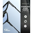 thumbnail image 4 of ANYLUV Blue Light Glasses for Men, Lightweight Computer Gaming Glasses, Stylish Anti Eyestrain Blue Light Blocking Men, 4 of 9