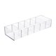thumbnail image 1 of Caja de almacenamiento de cosméticos de escritorio, transparente, separable, para el hogar, estante de almacenamiento dividido para dormitorio de estudiantes, productos para el cuidado de la piel,, 1 of 5