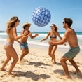 thumbnail image 6 of Voglyf Beach Balls, 25.6 Inch Inflatable Pool Balls, Giant Pool Float Ball, Summer Water Toy for Adults, Mermaid Themed Party Decor for Beach Pool Birthday Ocean Party Favor Supplies,Blue, 6 of 6