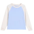 thumbnail image 4 of Gubotare Long Sleeve Shirt Girls and Toddlers' Long-Sleeve T-Shirts Soft Kids T Shirts Toddler Cotton Size 15-16 (Sky Blue,15-16 Years), 4 of 5