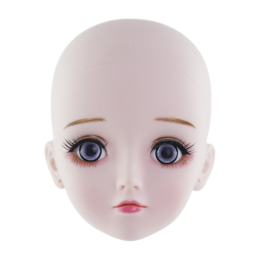 1/4 BJD Doll Heads Sculpt Mold Makeup Dolls Making Supplies & Accessories 